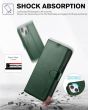 TUCCH iPhone 15 Wallet Case, iPhone 15 PU Leather Case-Midnight Green