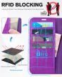 TUCCH iPhone 15 Wallet Case, iPhone 15 PU Leather Case-Purple