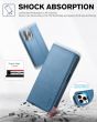 TUCCH iPhone 15 Pro Wallet Case, iPhone 15 Pro Phone Case - Light Blue