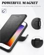 TUCCH iPhone 11 Wallet Case with Magnetic, iPhone 11 Leather Case - Black - Full Grain