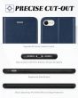 TUCCH iPhone 7 Wallet Case, iPhone 8 Case, iPhone SE 2/3 Gen. Premium PU Leather Case - Blue & Lake Blue