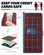 TUCCH SAMSUNG GALAXY S24 Plus Wallet Case, SAMSUNG S24 Plus PU Leather Case Book Flip Folio Cover - Strap - Wine Red