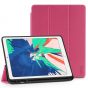 TUCCH iPad Air 3 10.5-inch 2019 Protect Cover with Auto Sleep/Wake, Kickstand, Pencil Holder - Hot Pink