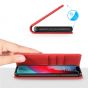 SHIELDON iPhone XS Max Case, iPhone 10S Max Genuine Leather Wallet Case - Auto Wake/Sleep, Kickstand, Magnetic Closure - Red