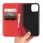 SHIELDON iPhone 11 Pro Max Wallet Case with Magnetic Closure - iPhone 11 Pro Max Leather Cover with Auto Sleep/Wake for Women - Red