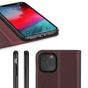 SHIELDON iPhone 11 Pro Max Case with Card Holder - iPhone 11 Pro Max Wallet Case with Auto Sleep/Wake for Women - Wine Red