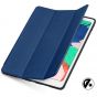 TUCCH iPad Air 3 10.5-inch 2019 Leather Case Cover with Auto Sleep/Wake, Trifold Stand, Pencil Holder - Navy Blue