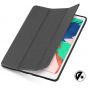 TUCCH iPad Air 3 10.5-inch 2019 Flip Cover with Auto Sleep/Wake, Trifold Stand, Pencil Holder Line texture - Black