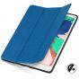 TUCCH iPad Air 3 10.5-inch 2019 Flip Leather Cover Case with Auto Sleep/Wake, Trifold Stand, Pencil Holder Line texture - Dark Blue