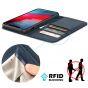 SHIELDON iPhone 11 Pro Wallet Case, Genuine Leather, Auto Sleep/Wake, RFID Blocking, Magnetic Closure - Blue