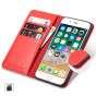 SHIELDON iPhone 6S Wallet Phone Case with Genuine Leather with TPU