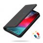 SHIELDON iPhone 11 Pro Genuine Leather Wallet Case - iPhone 11 Pro Flip Case with Auto Sleep/Wake Function - Black