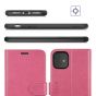 TUCCH iPhone 11 Wallet Case Protective, iPhone 11 Flip Cover Slim - Hot Pink