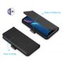 TUCCH iPhone 11 Pro Wallet Case for Men, iPhone 11 Pro Leather Cover with Magnetic Clasp - Black