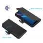 TUCCH iPhone 11 Pro Max Wallet Case for Men, iPhone 11 Pro Max Leather Cover with Magnetic Clasp - Black