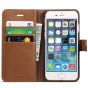 TUCCH iPhone 7 Wallet Case, iPhone 8 Case, Stand Holder and Magnetic Closure, Brown