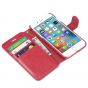 TUCCH iPhone 7 Wallet Phone Case, PU Leather Kickstand Case, Red