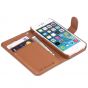 TUCCH iPhone 5/5S/SE Case, Premium Leather Wallet Case, Wrist Strap, Magnetic Clasp