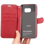 TUCCH Galaxy S7 Flip Folio PU Leather Wallet Case, Wrist Strap