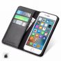 SHIELDON iPhone 7 Plus Kickstand Case - Premium Genuine Leather / TPU