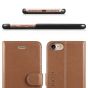 TUCCH iPhone 7 Wallet Case, iPhone 8 Case, Stand Holder and Magnetic Closure, Brown