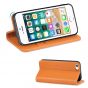 SHIELDON iPhone 5S Leather Genuine Wallet Phone Case - Compatible with iPhone 5 5S SE