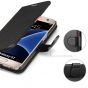 TUCCH Galaxy S7 Case, Kickstand, Retro Leather Wallet Case