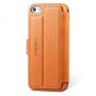 SHIELDON iPhone 5S Leather Folio Cover - Genuine Wallet Phone Case