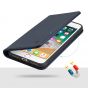 SHIELDON iPhone 8 Plus Wallet Case, iPhone 7 Plus Wallet Case - Genuine Leather Cover, Kickstand, Flip Cover