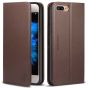 SHIELDON iPhone 8 Plus Wallet Case, iPhone 7 Plus Leather Case - Genuine Leather Cover, Magnetic Closure, Kickstand