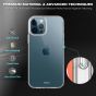 TUCCH iPhone 12 TPU Case, iPhone 12 Pro Clear Case with Hard Back Soft Frame, Soft Flexible Shockproof Case - Crystal Clear