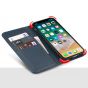 SHIELDON iPhone X/10 Flip Wallet Case with Magnetic Closure, Kickstand Function