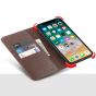 SHIELDON iPhone X Genuine Leather Flip Cover, Kickstand, Magnetic Closure