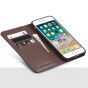 SHIELDON iPhone 7 Leather Cover with Book Style, Stand, Magnetic Closure, Genuine Leather