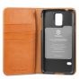 SHIELDON Galaxy S5 Genuine Leather Wallet Case