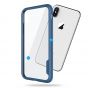 SHIELDON iPhone XS / iPhone X Case - Coral blue iPhone X / iPhone 10 TPU bumper Case with Transparent Back Cover - Glacier Series