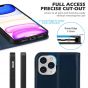 SHIELDON iPhone 12 Pro Max Wallet Case - iPhone 12 Pro Max 6.7-inch Folio Leather Case Cover - Navy Blue