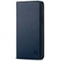 SHIELDON iPhone 12 Pro Max Wallet Case - iPhone 12 Pro Max 6.7-inch Folio Leather Case Cover - Navy Blue