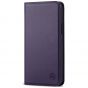 SHIELDON iPhone 12 Pro Max Wallet Case - iPhone 12 Pro Max 6.7-inch Folio Leather Case Cover - Dark Purple