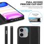 SHIELDON iPhone 12 Mini Wallet Case - Mini iPhone 12 5.4-inch Folio Case - Black