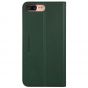 SHIELDON iPhone 8 Plus Wallet Case - iPhone 7 Plus Genuine Leather Kickstand Case - Midnight Green