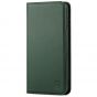 SHIELDON iPhone 8 Plus Wallet Case - iPhone 7 Plus Genuine Leather Kickstand Case - Midnight Green