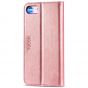 TUCCH iPhone 7 Wallet Case, iPhone 8 Case, Premium PU Leather Case - Rose Gold