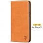 SHIELDON iPhone 11 Wallet Case - iPhone 11 Folio Case - Brown