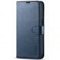 TUCCH iPhone 13 Pro Wallet Case, iPhone 13 Pro PU Leather Case, Folio Flip Cover with RFID Blocking and Kickstand - Dark Blue