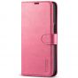 TUCCH iPhone 13 Pro Wallet Case, iPhone 13 Pro PU Leather Case, Folio Flip Cover with RFID Blocking and Kickstand - Hot Pink