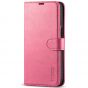 TUCCH iPhone 13 Pro Wallet Case, iPhone 13 Pro PU Leather Case, Folio Flip Cover with RFID Blocking and Kickstand - Hot Pink