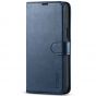 TUCCH iPhone 13 Pro Max Wallet Case, iPhone 13 Pro Max PU Leather Case with Folio Flip Book RFID Blocking, Stand, Card Slots, Magnetic Clasp Closure - Dark Blue