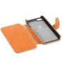 SHIELDON iPhone 5S Leather Folio Cover - Genuine Wallet Phone Case