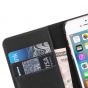 SHIELDON iPhone 5S Flip Case - Genuine Leather Wallet Cover, Compatible with iPhone 5 5S SE